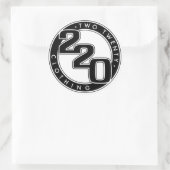 Sticker Rond Logo de vêtements 220 (Sac)