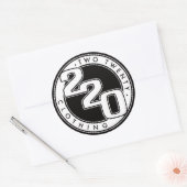 Sticker Rond Logo de vêtements 220 (Enveloppe)