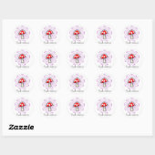 Sticker Rond logo de vidage (Feuille)