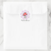Sticker Rond logo de vidage (Sac)