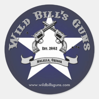 Sticker Rond Logo de Wild Bill's Guns Patriot