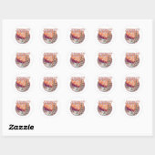 Sticker Rond Logo de Zermatt suisse (Feuille)