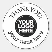 Logo d'entreprise minimaliste fait main Merci