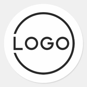 Sticker Rond Logo d'entreprise personnalisé
