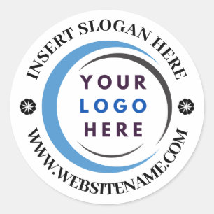 Sticker Rond Logo d'entreprise personnalisé