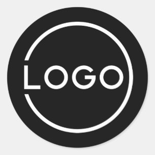 Sticker Rond Logo d'entreprise personnalisé
