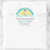 Sticker Rond Logo d'entreprise pour animaux de compagnie Sandy  (Sac)