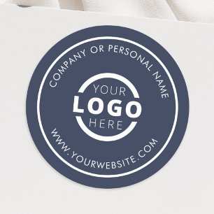 Sticker Rond Logo d'entreprise promotionnel de couleur personna