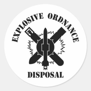 Sticker Rond Logo d'EOD