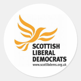 Sticker Rond Logo des libéraux-démocrates écossais