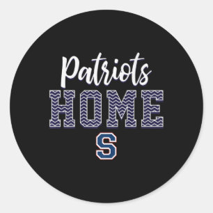 Sticker Rond Logo des Patriotes du Sud de Parkersburg