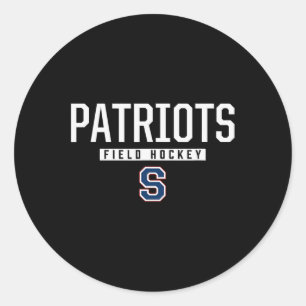 Sticker Rond Logo des Patriotes du Sud de Parkersburg Hockey