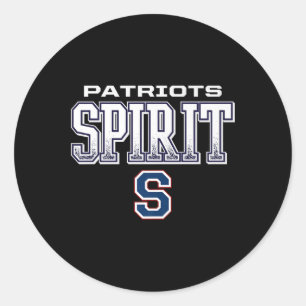 Sticker Rond Logo des Patriotes du Sud de Parkersburg Spirit Hs