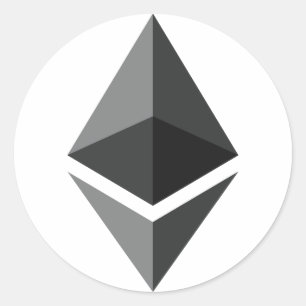Sticker Rond Logo d'Ethereum seulement