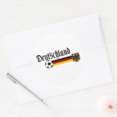 Sticker Rond Logo Deutschland grand fussball (Enveloppe)