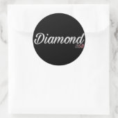 Sticker Rond Logo Diamond 868 (Sac)