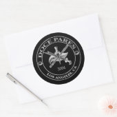 Sticker Rond logo doce pares noir (Enveloppe)