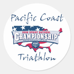 Sticker Rond Logo du champion