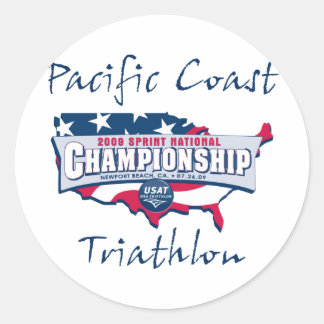 Sticker Rond Logo du champion