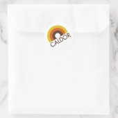 Sticker Rond Logo du magasin Retro Caldor (Sac)