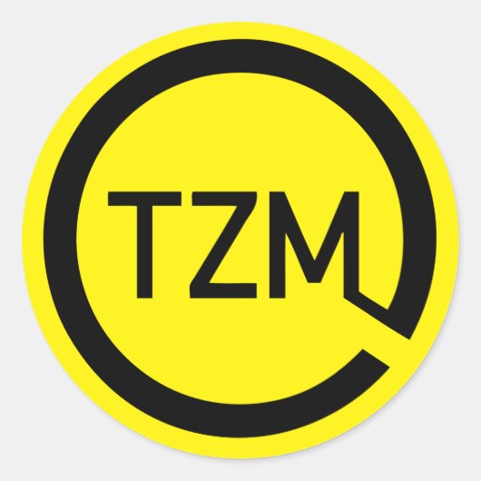 Sticker Rond Logo du mouvement Zeitgeist (Devant)