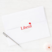 Sticker Rond Logo du Parti libéral (Enveloppe)