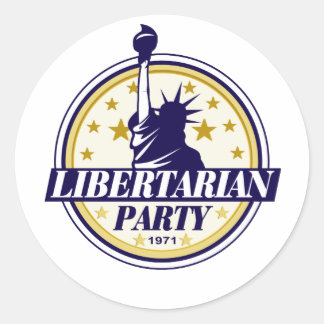 Sticker Rond logo du parti libertaire
