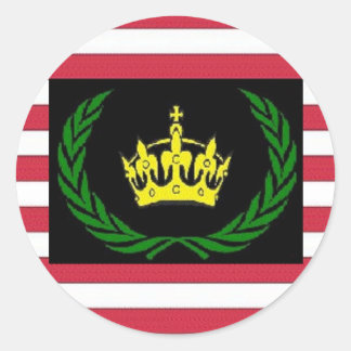 Sticker Rond Logo du Parti monarchiste américain