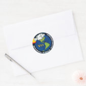 Sticker Rond Logo du patch de mission NASA Apollo 7 (Enveloppe)