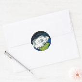 Sticker Rond Logo du patch de mission NASA Apollo 7 (Enveloppe)
