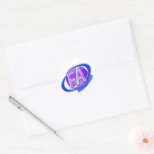 STICKER ROND LOGO EA ORB SWOOSH - AGENT INSCRIT (Enveloppe)