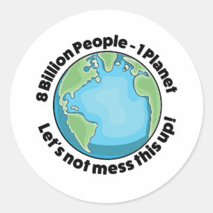 Sticker Rond Logo Environnement