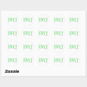 Sticker Rond Logo Envy (Feuille)