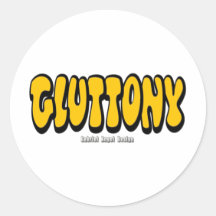 Logo épais de gluttony