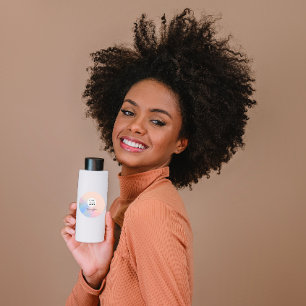 Sticker Rond Logo Extension de cils Maquillage Cheveux Ongles R