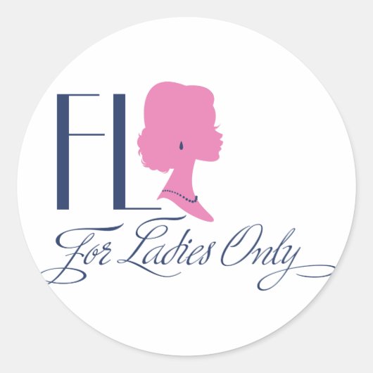 Sticker Rond Logo FLO (Devant)