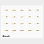 Sticker Rond Logo Golden Shiner (Feuille)