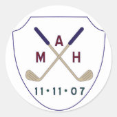 Sticker Rond logo golf (Devant)