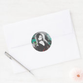 Sticker Rond Logo Graphique de Bellatrix Lestrange (Enveloppe)