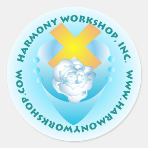 Sticker Rond Logo HW