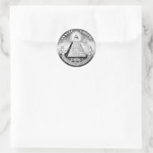 Sticker Rond logo illuminati (Sac)