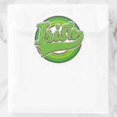 Sticker Rond Logo irlandais. (Sac)