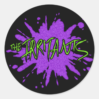Sticker Rond Logo Irritants Splat Green/Purple