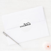 Sticker Rond logo ish Wt (Enveloppe)