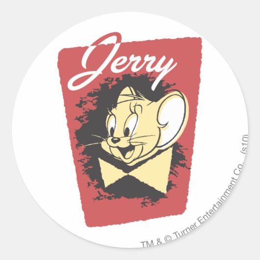 Sticker Rond Logo Jerry Yellow Botiw (Devant)