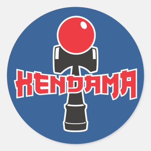 Sticker Rond Logo Kendama (Devant)