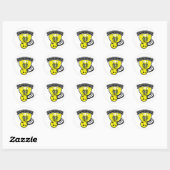 Sticker Rond Logo -Kit d'équipe - Fort William High... - Custom (Feuille)