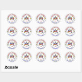 Sticker Rond Logo LA Doce Pares (Feuille)