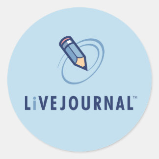 Sticker Rond Logo LiveJournal vertical