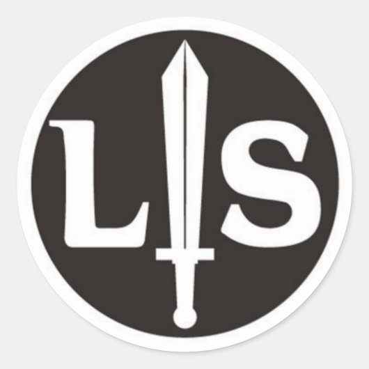 Sticker Rond logo lotta studentesca (Devant)
